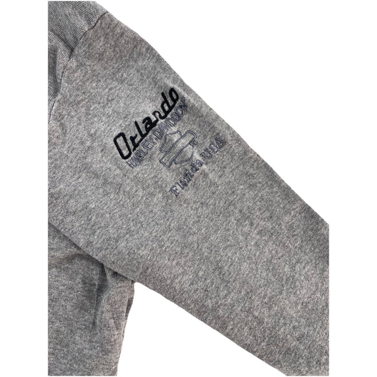 Women’s Harley Davidson Gray LongSleeve V-Neck Shirt Size L
