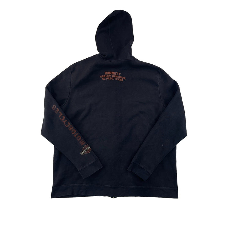 Mens Vintage Harley Davidson Zip Up Jacket Size 3XL