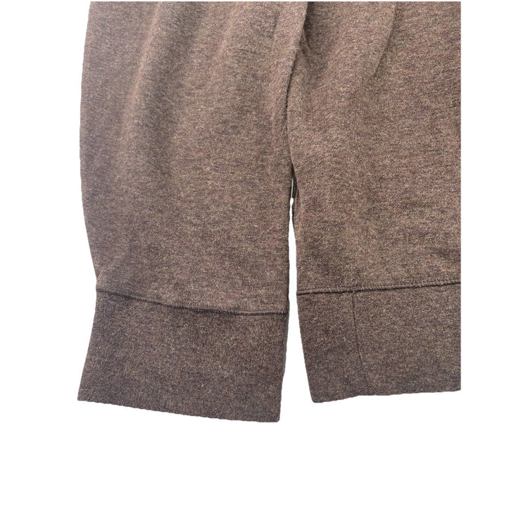 Mens Polo Ralph Lauren Size XL Brown Quarter Zip Sweater