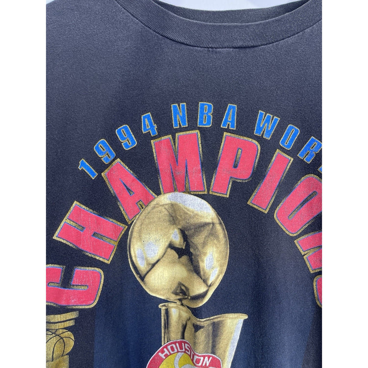 Men’s Black Vintage Houston Rockets Championship Starter 1994 NBA Sz L