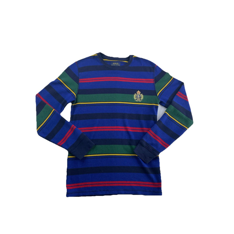 Mens Polo Ralph Lauren Size Small Striped Long Sleeve
