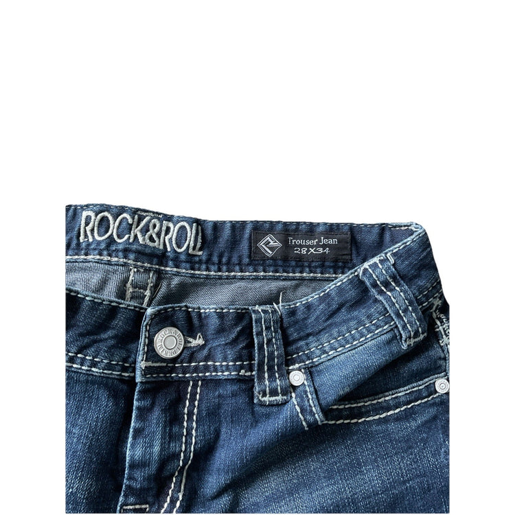 Women’s Rock And Roll Trouser Jeans Size 28x34