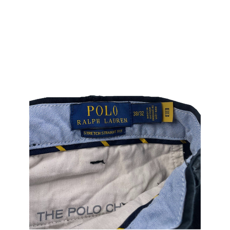 Mens Polo Ralph Lauren Size 38X32 Black Slacks