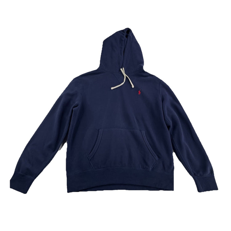 Mens Polo Ralph Lauren Size Large Dark Navy Blue Hoodie