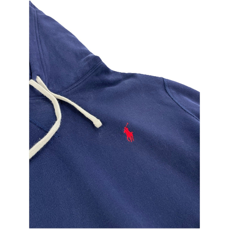 Mens Polo Ralph Lauren Size Large Dark Navy Blue Hoodie
