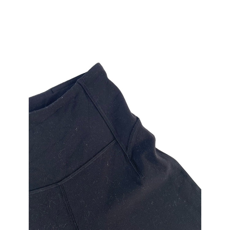 Womens Lululemon Black High Rise Groove Wide Leg Flare Yoga Pants SIZE 0
