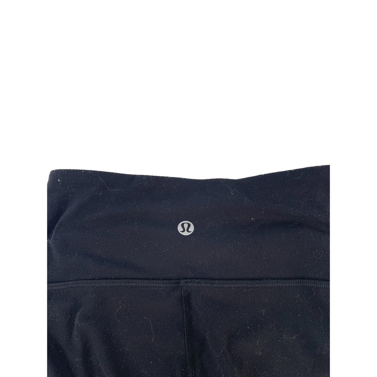 Womens Lululemon Black High Rise Groove Wide Leg Flare Yoga Pants SIZE 0