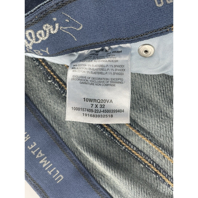 Women’s Wrangler Q-Baby Ultimate Riding Jeans Bootcut Dark Wash Jeans Size 7x32
