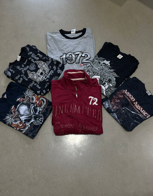 Mens Y2K Tops 20 item Wholesale Lot
