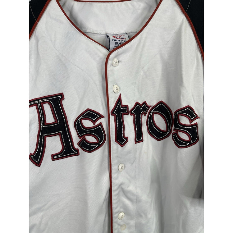 Men’s MLB Houston Astros Jersey Authentic True Fan Size X-Large (46-48)