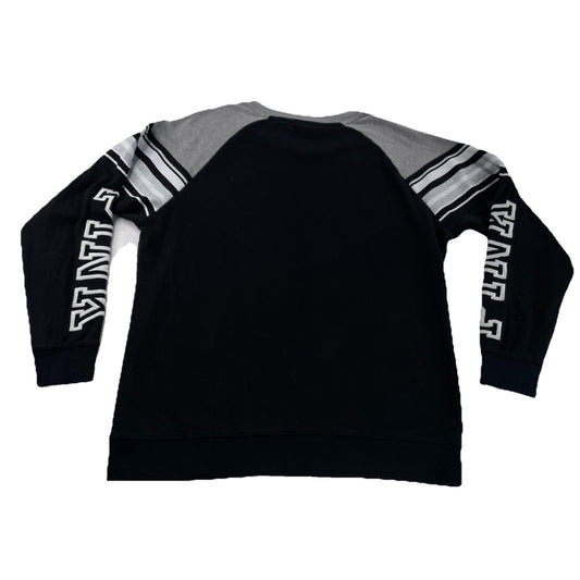 Women’s Victoria’s Secret PINK Grey & Black Sweater Size Small