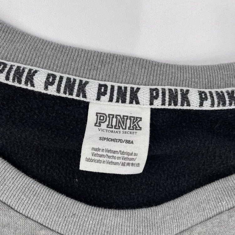 Women’s Victoria’s Secret PINK Grey & Black Sweater Size Small
