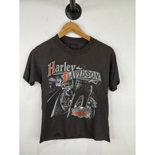 Vintage 1989 Harley Davidson 3d Emblem T-shirt Size M