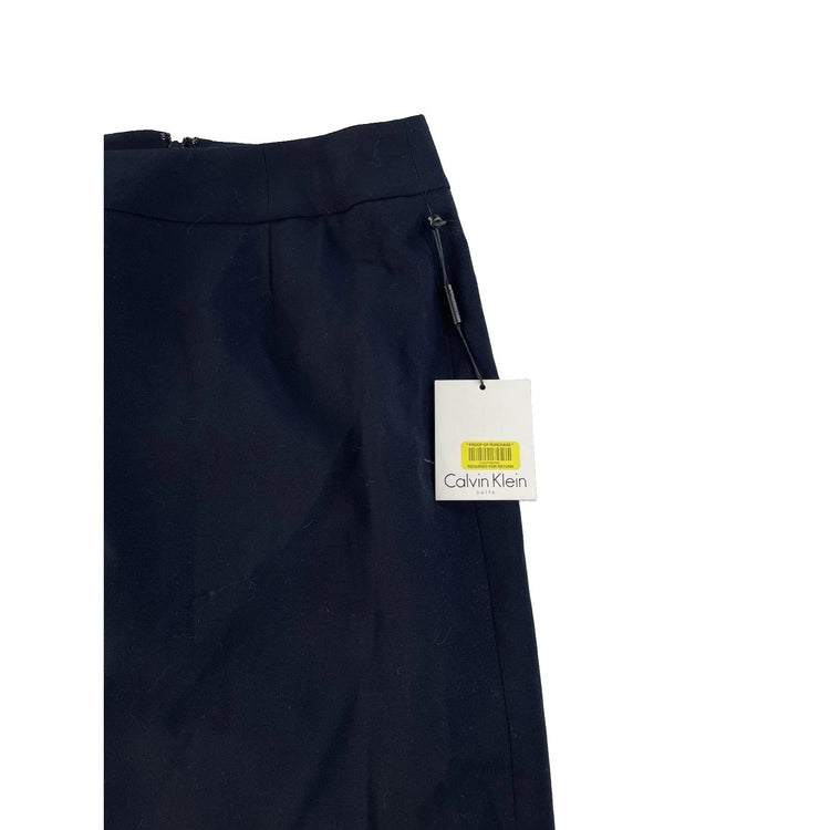Womens Calvin Klein Black Pencil Skirt Size 4