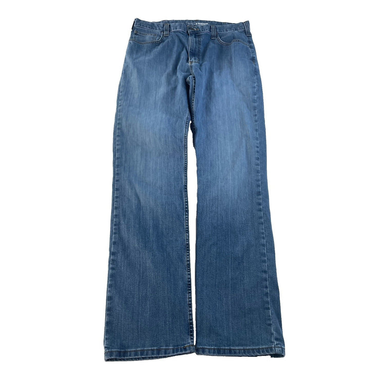 Mens Carhartt Blue Relaxed Fit Denim Jeans Size 36X34