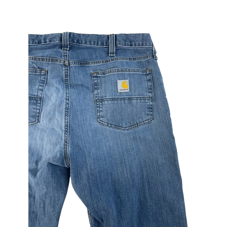 Mens Carhartt Blue Relaxed Fit Denim Jeans Size 36X34