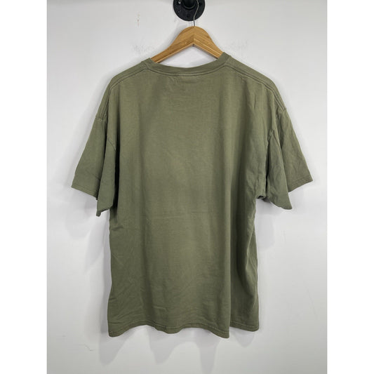 Men’s VTG 2000s Dark Green Short Sleeve T Shirt Sz XL