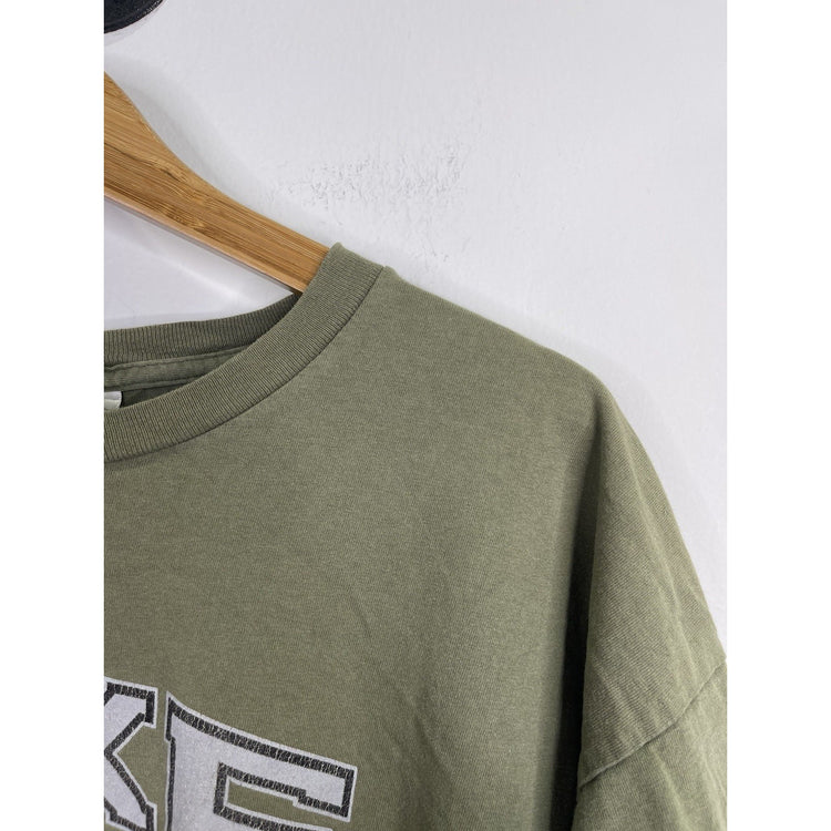 Men’s VTG 2000s Dark Green Short Sleeve T Shirt Sz XL