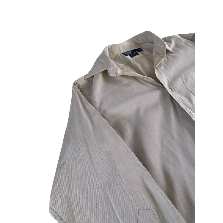 Mens Polo Ralph Lauren ‘Andrew’ Tan Dress Shirt Size 15