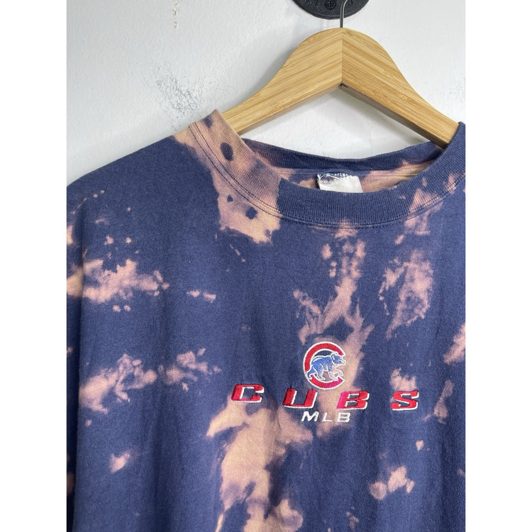Men’s Vintage CSA Sports Tie Dye Chicago Cubs Short Sleeve T Shirt Sz XL