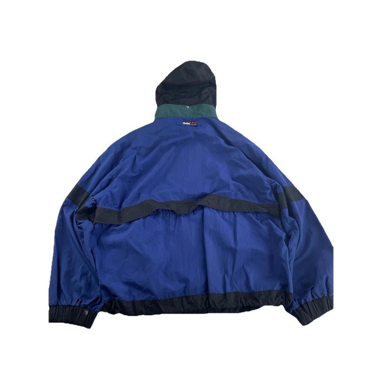 Tommy Hilfiger Men L/g Blue And Black Snow Coat