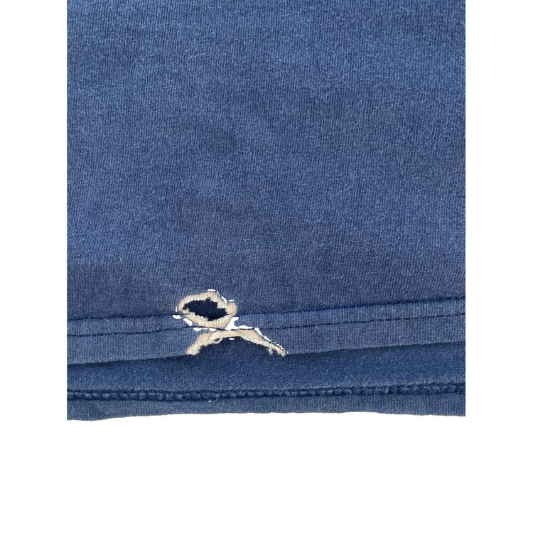 Mens Extreme Concepts Faded Navy Blue Wolves Nature Moon Graphic Tee SIZE XL