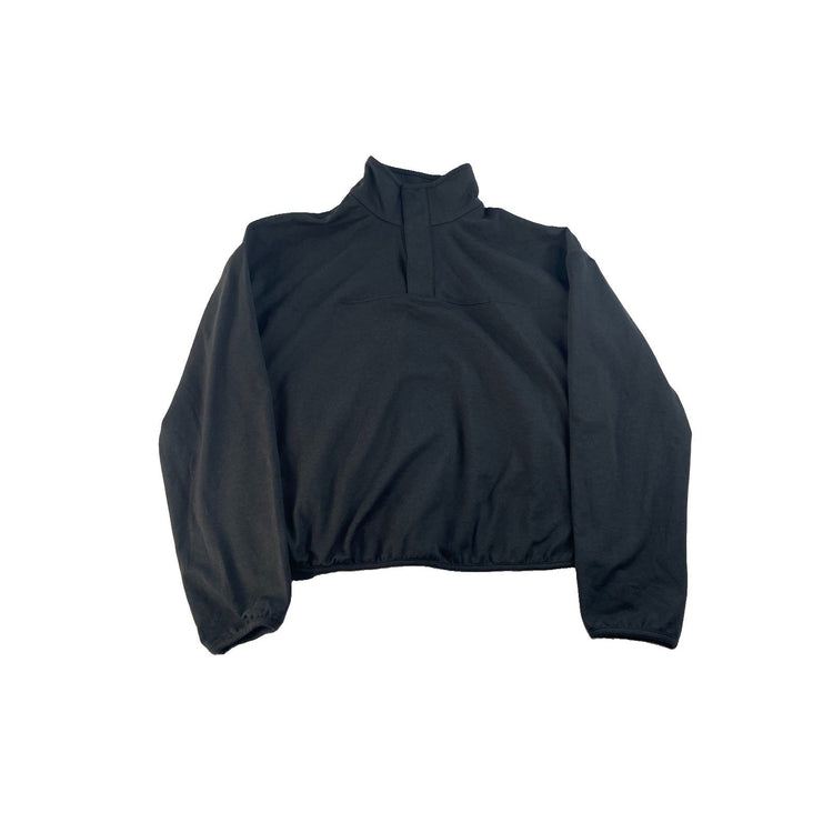 Women's Vuori Black Snap-Front Pullover Long Sleeve Shirt Size S