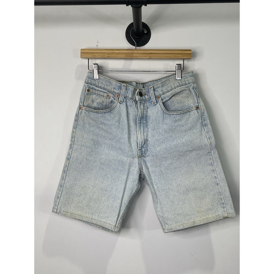 Men’s Vintage blue Lightwash denim Levi jorts Sz 32 waist
