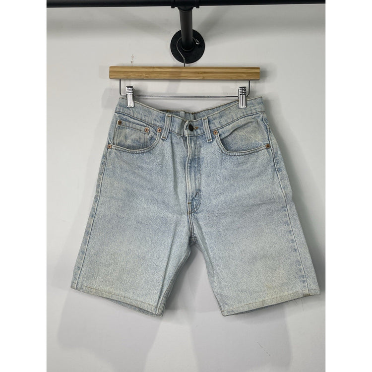 Men’s Vintage blue Lightwash denim Levi jorts Sz 32 waist