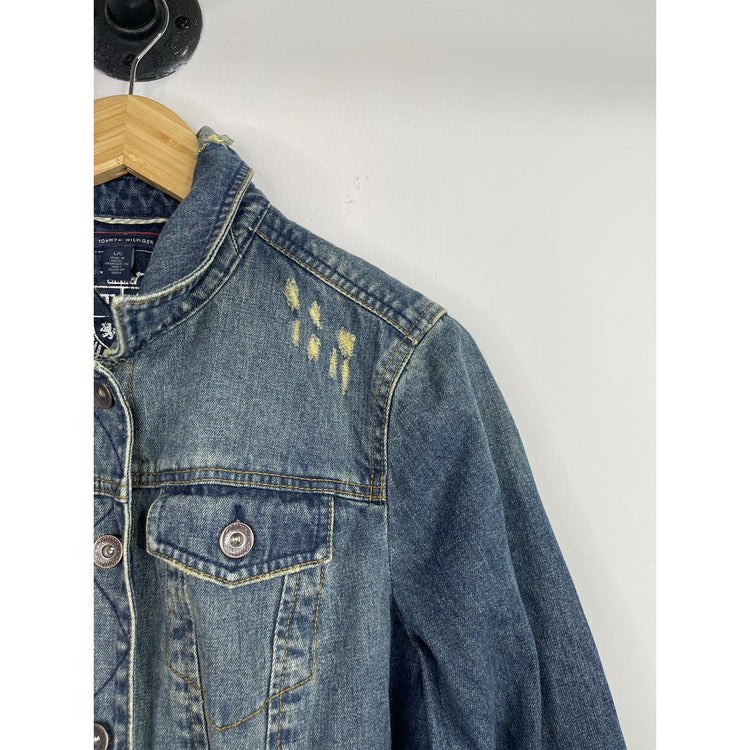 Tommy Hilfiger Denim Jacket Men Size Large