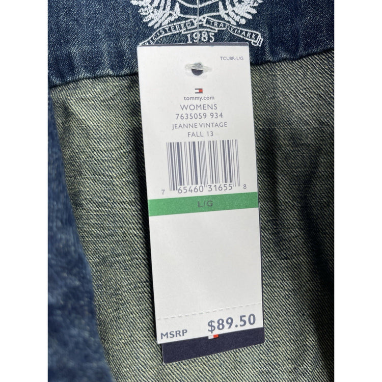 Tommy Hilfiger Denim Jacket Men Size Large
