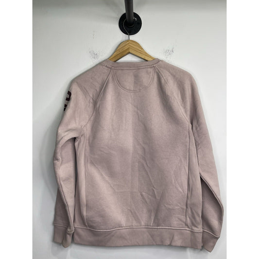 Carhartt Sweatshirt Womans M 8-10 Pink Relaxed Fit Crewneck TS4410-W
