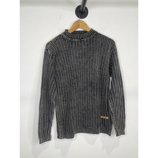 Vintage Men’s Marlboro Classic Black Knitwear Pullover Sz Large