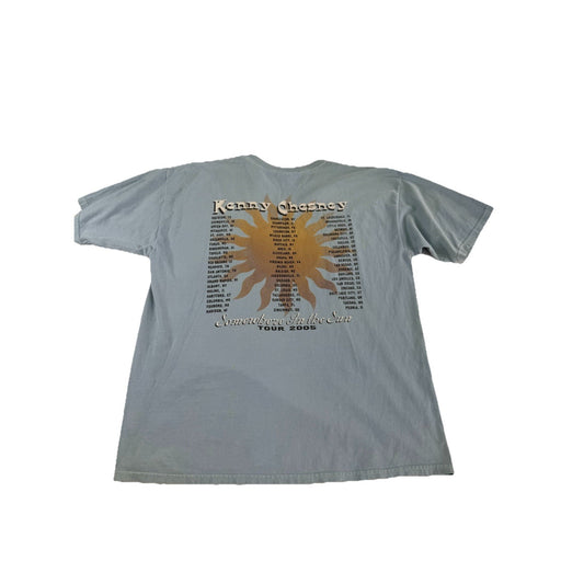 Mens Vintage 2005 Kenny Chesney Band Tour Tee Size Xl