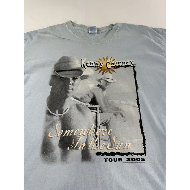 Mens Vintage 2005 Kenny Chesney Band Tour Tee Size Xl