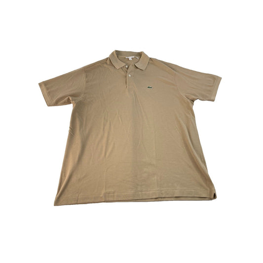 Men's Lacoste Classic Fit Tan Polo Shirt Size 4XL