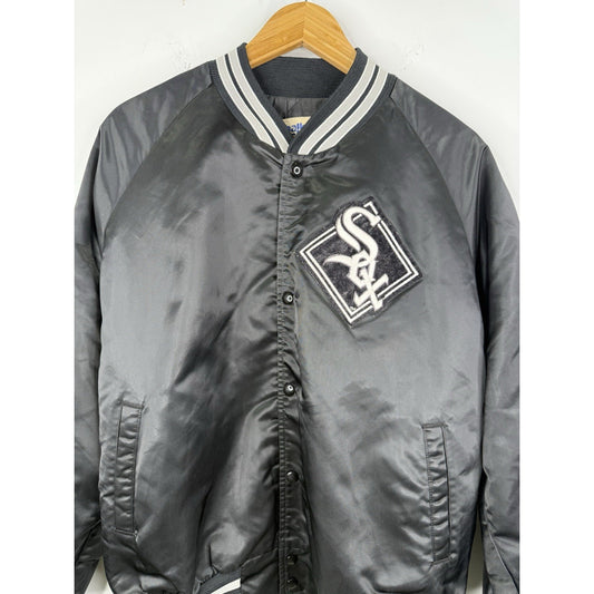 VINTAGE MENS MLB WHITE SOX BASEBALL “CHALK LINE” JACKET