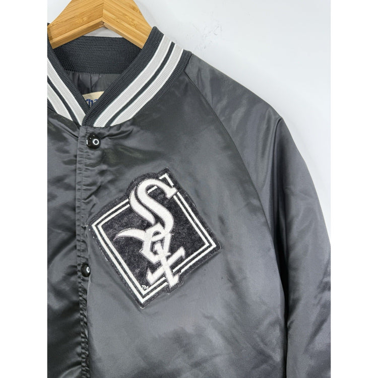 VINTAGE MENS MLB WHITE SOX BASEBALL “CHALK LINE” JACKET