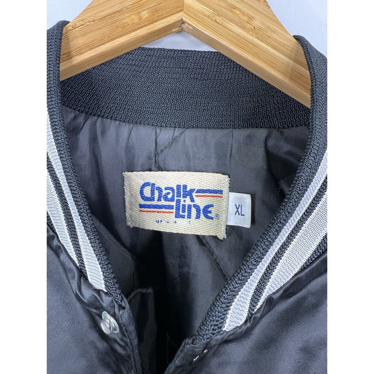 VINTAGE MENS MLB WHITE SOX BASEBALL “CHALK LINE” JACKET