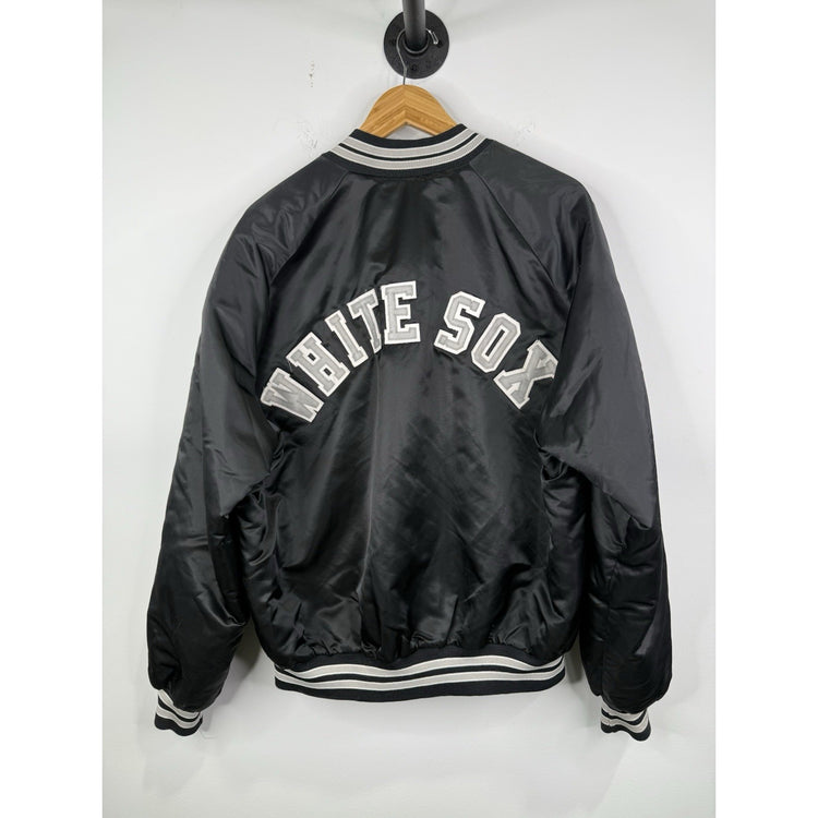VINTAGE MENS MLB WHITE SOX BASEBALL “CHALK LINE” JACKET