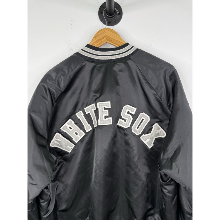 VINTAGE MENS MLB WHITE SOX BASEBALL “CHALK LINE” JACKET