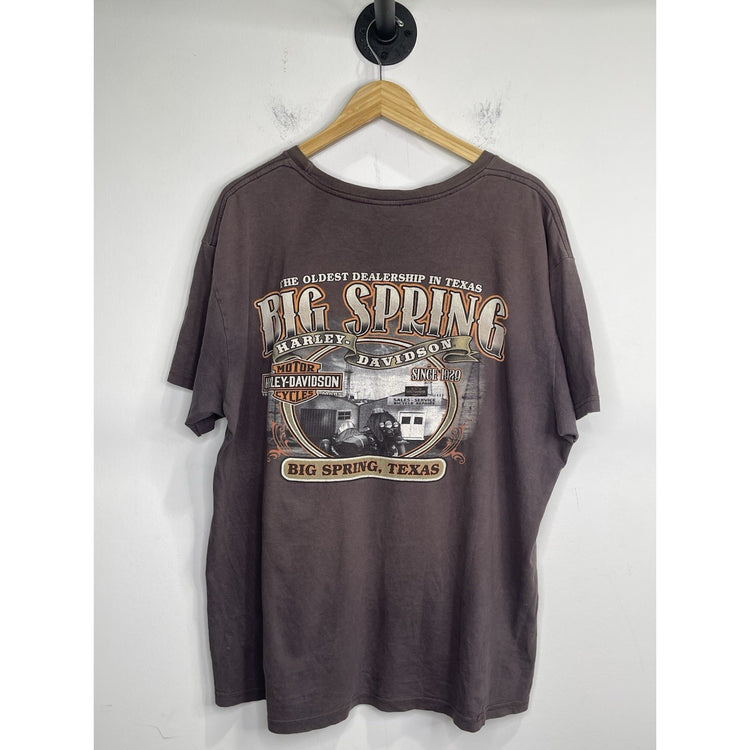 Men’s 2016 HD Harley-Davidson Big Spring Texas Farm Barn USA Sz XL