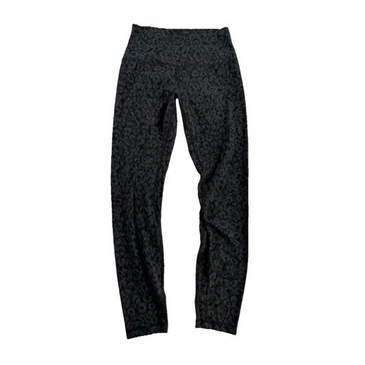 Womens Lululemon Align High-rise Leggings Size 6 Black Leopard Print
