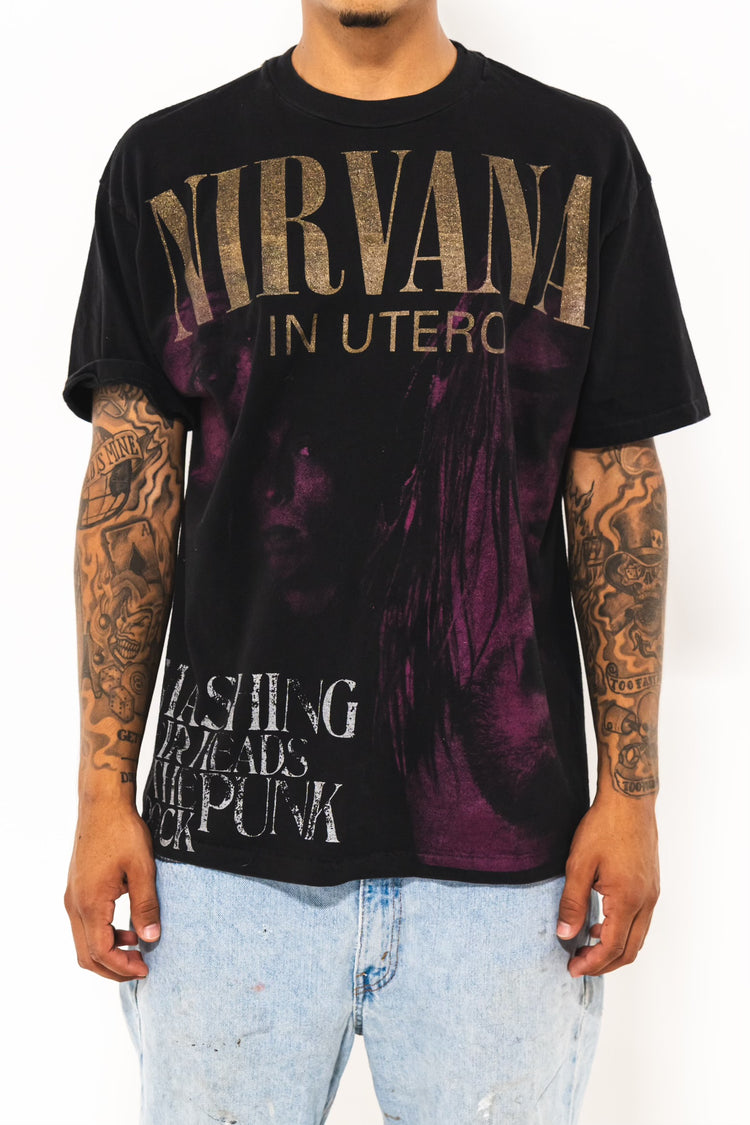 90s Nirvana In Utero T-Shirt XL