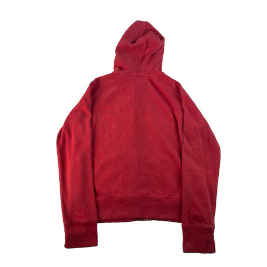 Womens Aeropostale Red Zip Up Hoodie Sweatshirt Size M