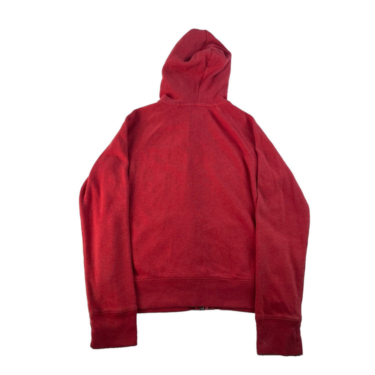 Womens Aeropostale Red Zip Up Hoodie Sweatshirt Size M