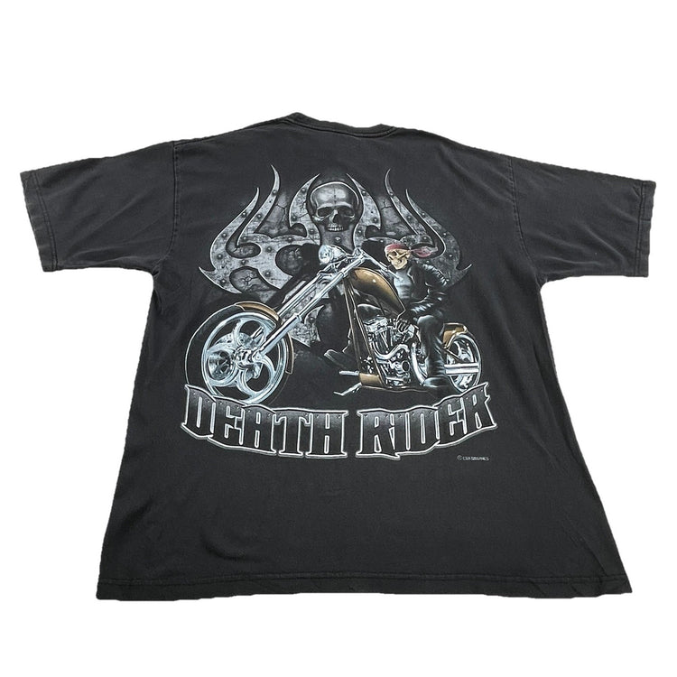 Men’s Vintage CH Gold Series  Death Rider Black Tee Size Xl