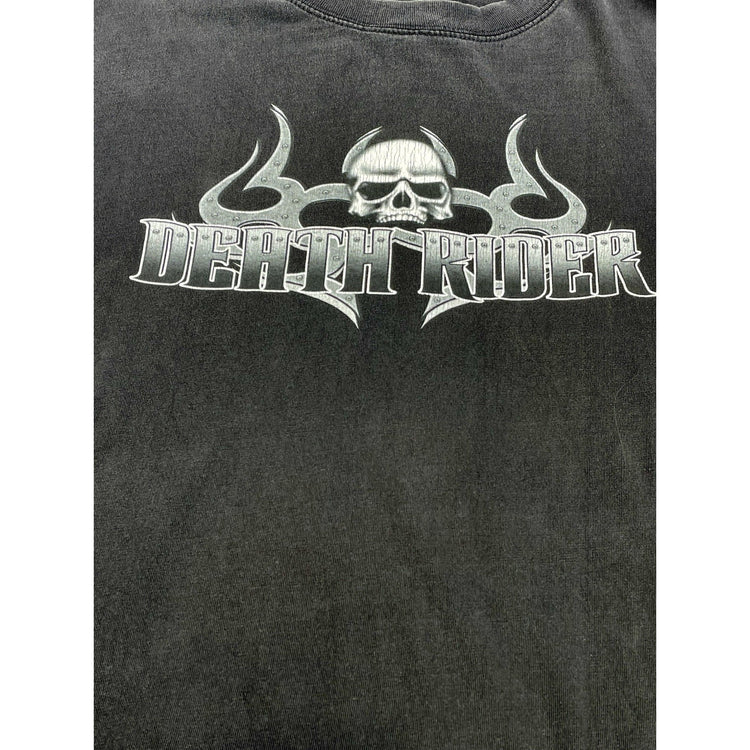 Men’s Vintage CH Gold Series  Death Rider Black Tee Size Xl