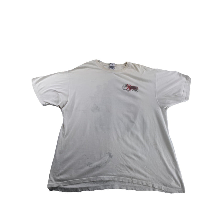 Men’s Vintage Jerzees Radio Shock XTREME Fan Contest White Tee Size X