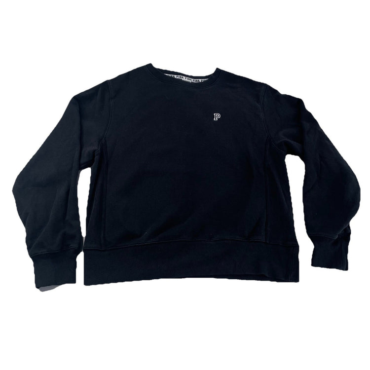 Womens Victoria Secret Regular Black Sweatshirt Size M